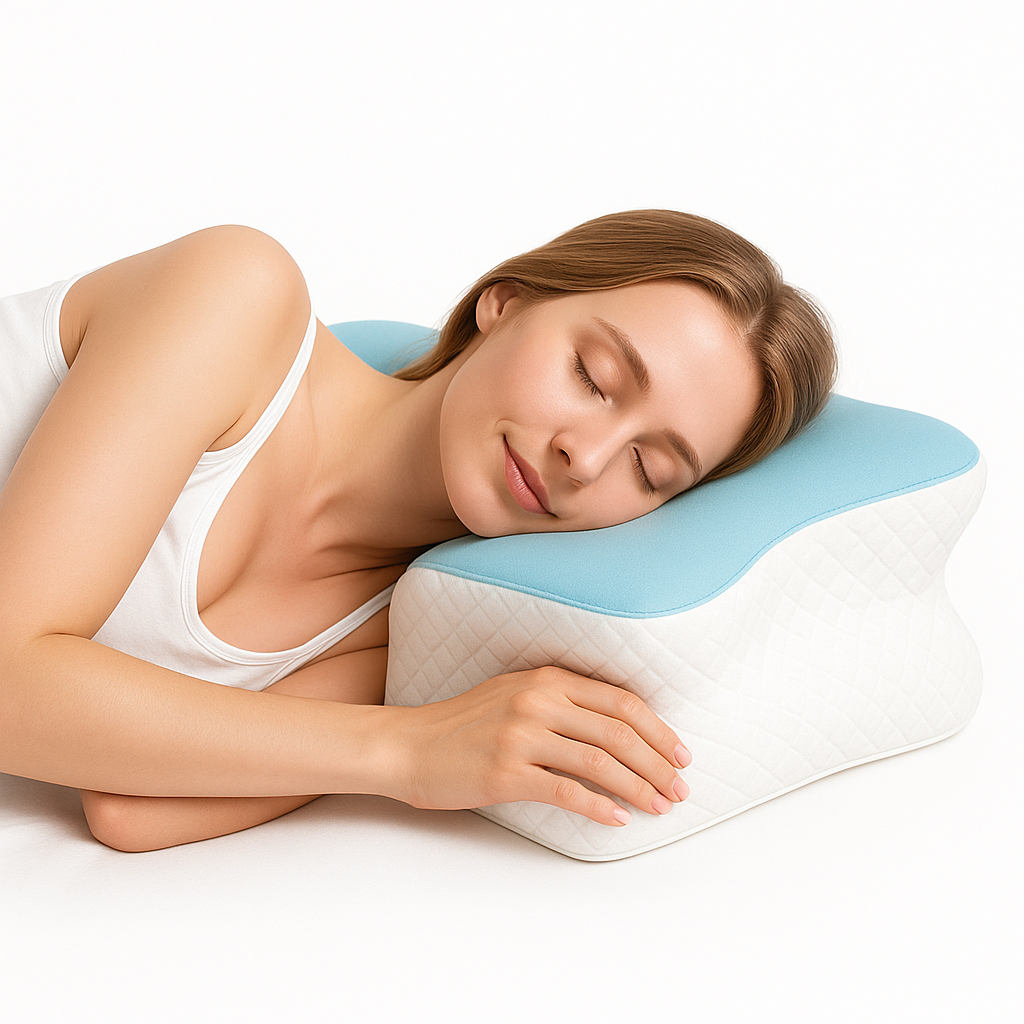 Butterfly-Shaped Memory Foam Neck Pillow