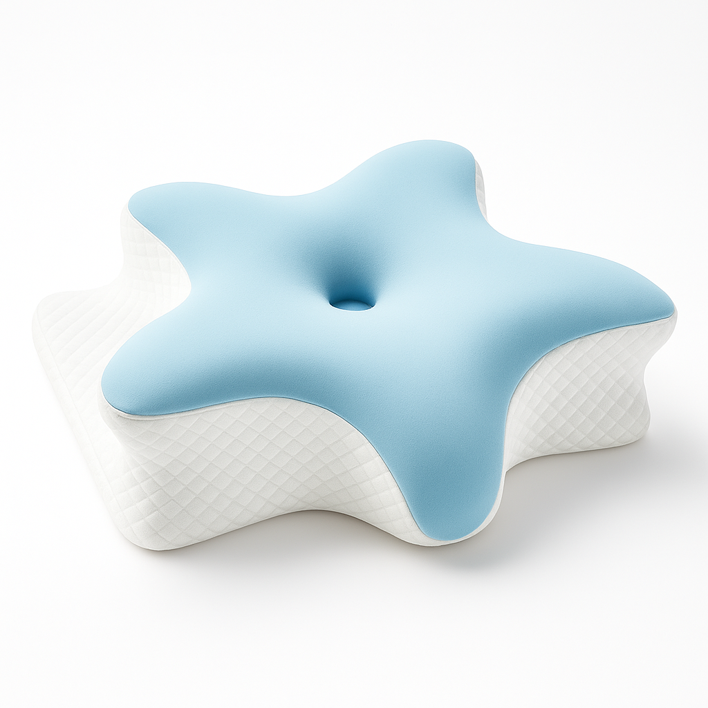 Butterfly-Shaped Memory Foam Neck Pillow
